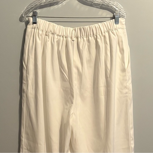 Cider Women’s 0XL White Wide Leg Trousers Classic Timeless Business Casual Pants - Picture 8 of 16